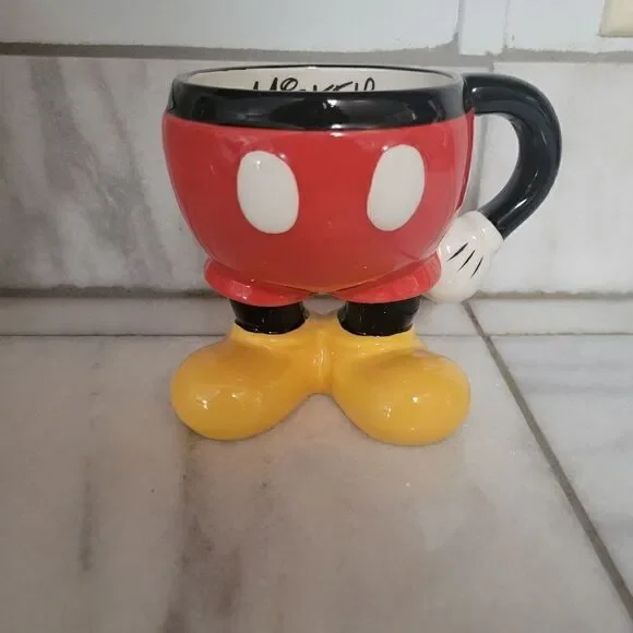 Disney Mickey Mouse Shaped Coffee Tea  Mug  10oz