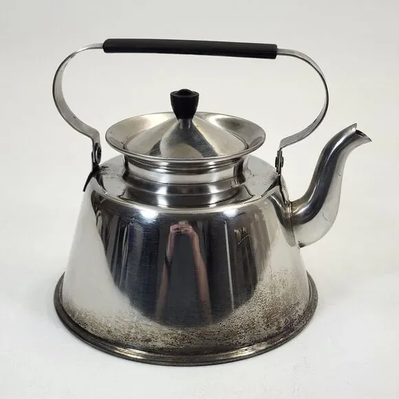 Rostfritt Kettle Stainless Steel Swedish Teapot Retro Coffee Pot Scandinavian