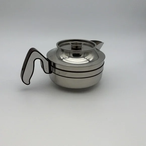 Brewmatic Co Tea Coffee‎ Pot Decanter Carafe W/Lid 18-8 DSS-12 Stainless Steel