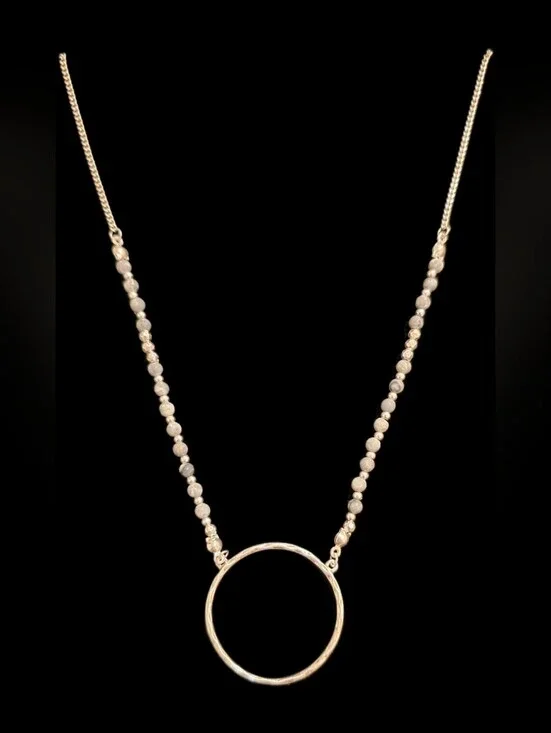Delicate Circle Beaded Necklace