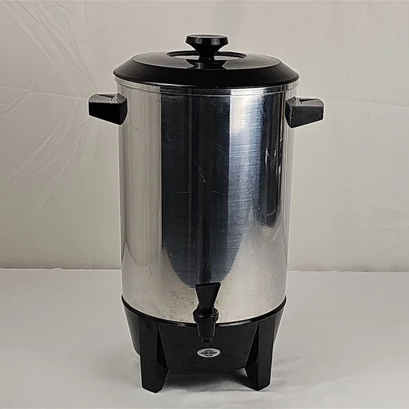 Vintage West Bend Westmark 30 Cup Coffee Urn Percolator 11838 Tested Working