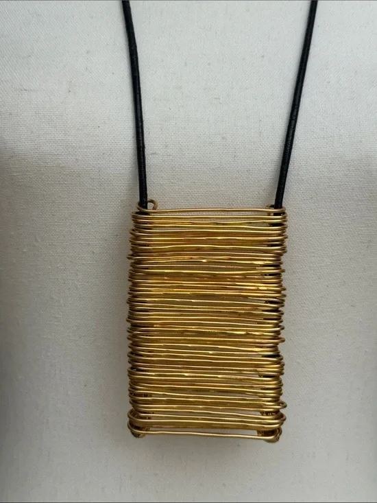 Zzan Avant Garde statement necklace