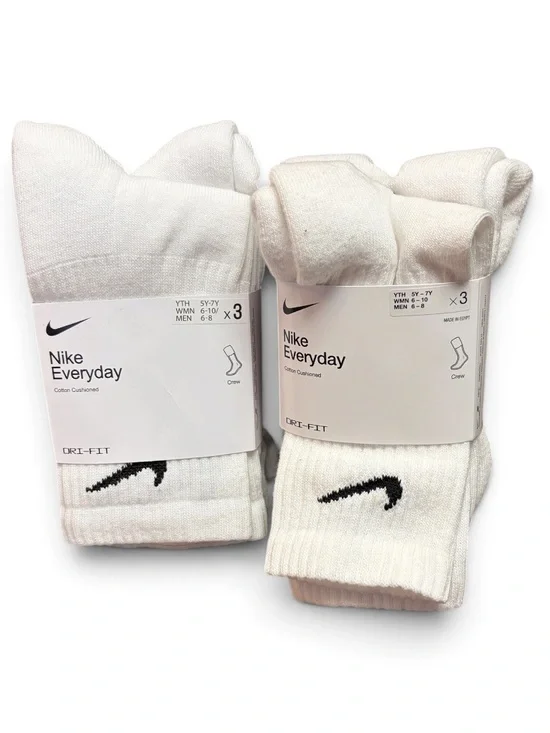 Nike Everyday Crew Socks - White (6-Pack)