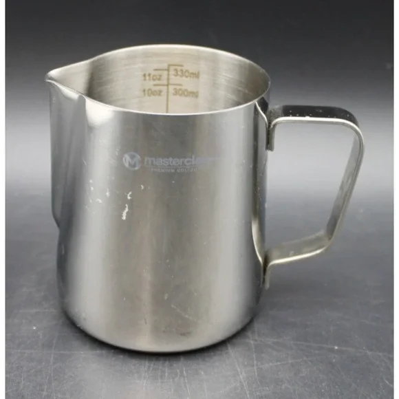 MasterClass Stainless Steel Milk Frothing Pitcher 12oz 350ml Espresso Steaming