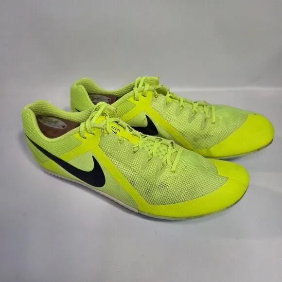 Nike Zoom Rival Track Spikes Men's sz 11 Neon Yellow