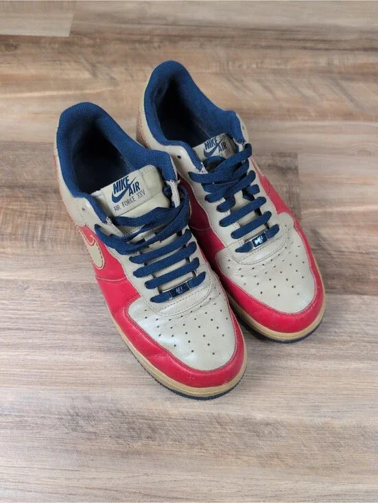 Nike Air Force 1 Low Red/Tan 317295-221 Size 10