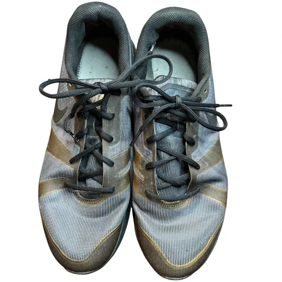 Nike Zoom‎ Running Shoes Mens Size 12 Gray Mesh Athletic Sneakers 630855-001