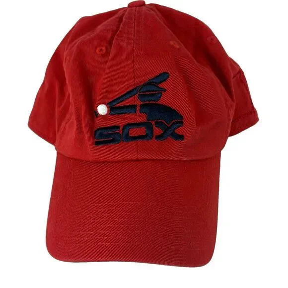 Nike Cooperstown Red Chicago White Sox MLB Baseball Cap Hat SnapBack Cotton