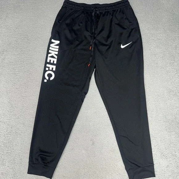 Nike F.C. Sweatpants Men's Size XL Black Dri-Fit Slim Fit Training Pants Jogger
