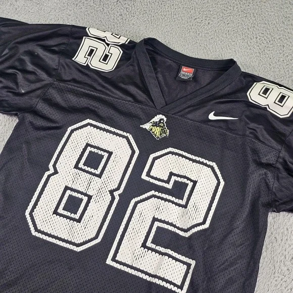 Vintage‎ Purdue Boilermakers Jersey Mens Medium Black NCAA Football Nike #82
