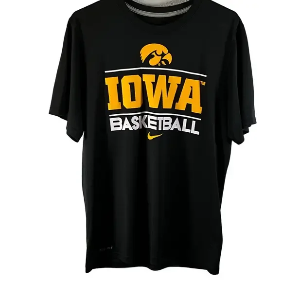Nike Iowa Basketball Black Tee