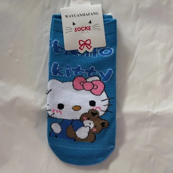 Hello Kitty Socks-Blue