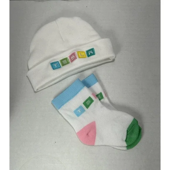 Tesla baby beanie and‎ socks - newborn