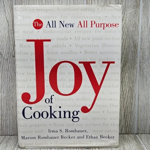Joy of Cooking 1997 Hardcover Cookbook Irma Rombauer Becker Scribner 0684818701
