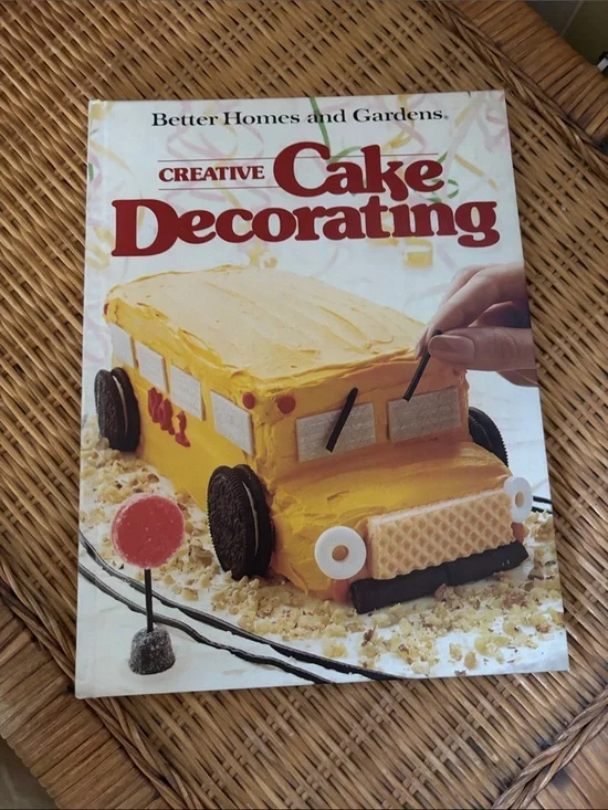 Better Homes And Gardens Yellow School Bus Cake Photo Cover