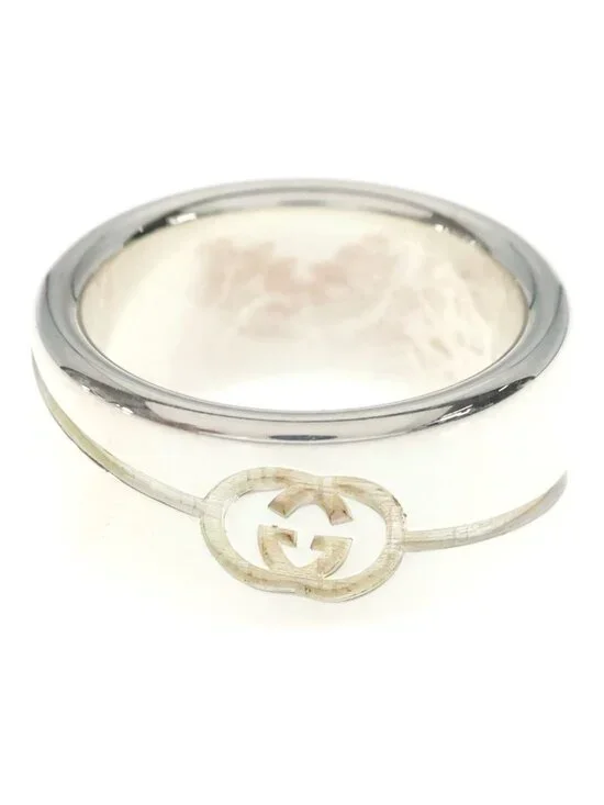 Gucci Diagonal Ring Silver