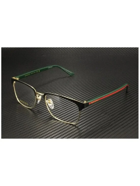 New Gucci Men  Black Eyeglasses  54- 18- 145
