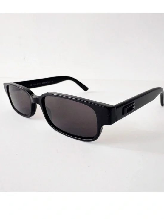 Vintage Gucci Slim Silo Black Sunglasses Iconic 90s/Y2K
