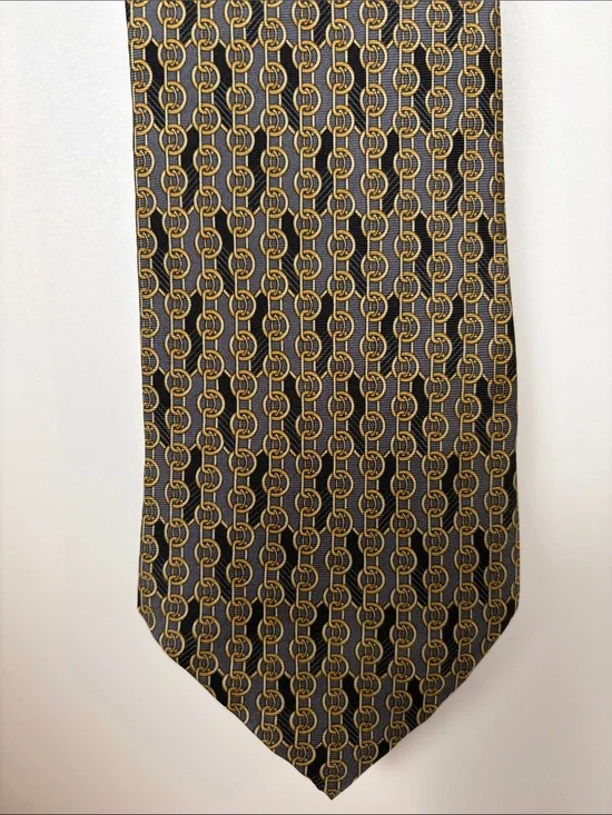 Paolo Gucci Silk Equestrian Tie