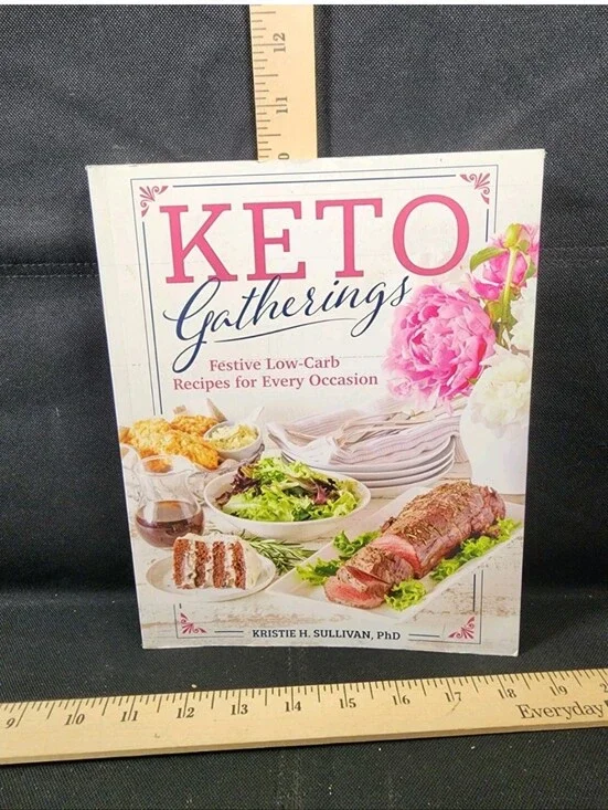 Keto Gatherings Low Carb Recipes Cookbook Complete Used