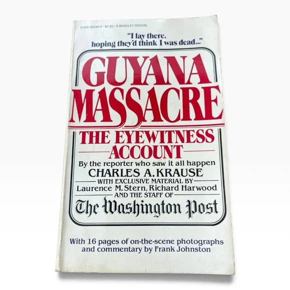 Guyana Massacre The Eyewitness Account Charles A. Krause Berkley 1978 Paperback