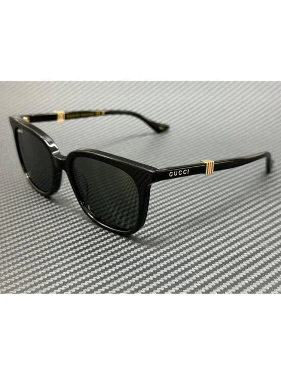 New Gucci Men Black Sunglasses 54-18-145