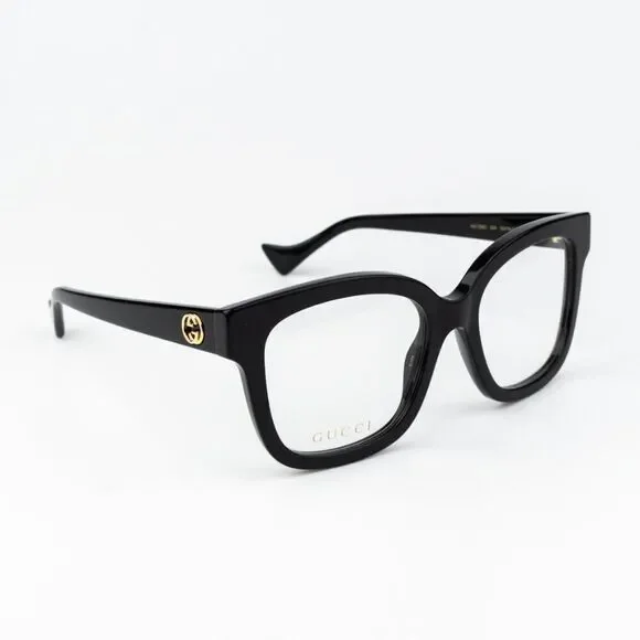Gucci Men Eyeglasses Black Square GG1258O 004 BRAND NEW