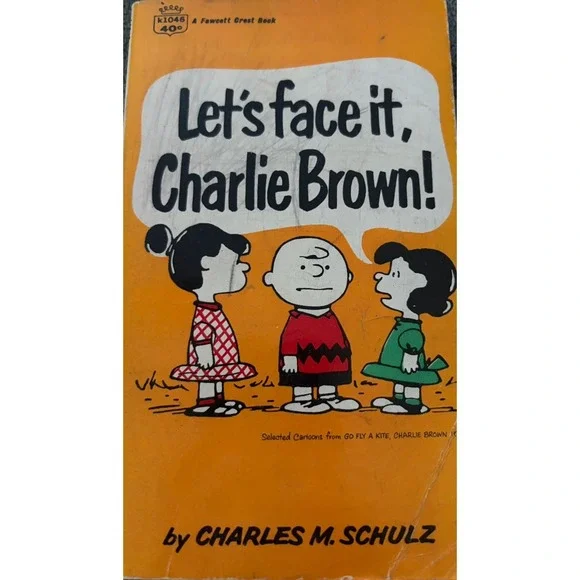 Let's Face It Charlie Brown Charles M Schulz 1967 Fawcett Crest Peanuts Book