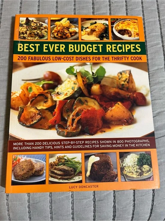 Doncaster Best Ever Budget Recipes - Orange & Green Cover