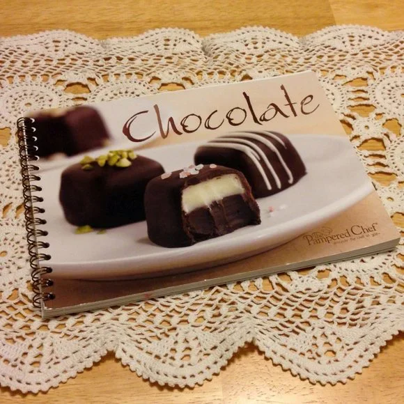 Pampered Chef Spiral-bound Chocolate Cookbook - Dessert Recipes