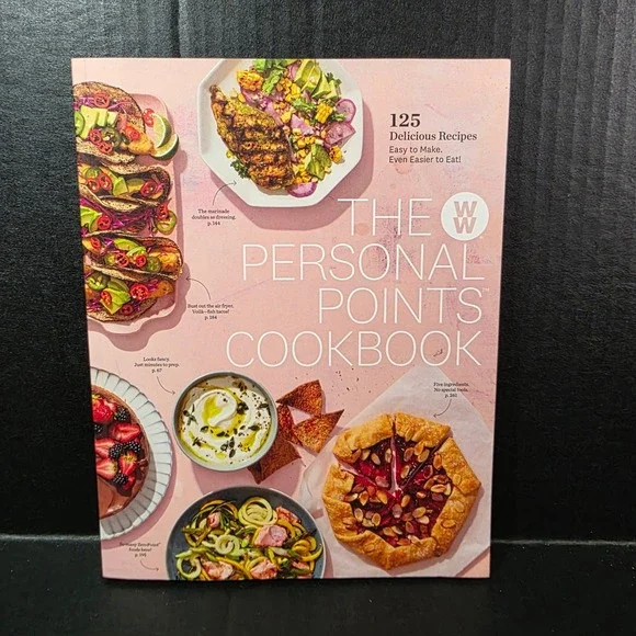 The WW Personal Points Cookbook 125 Recipes Weight‎ Watchers 2021 Pink Softcover