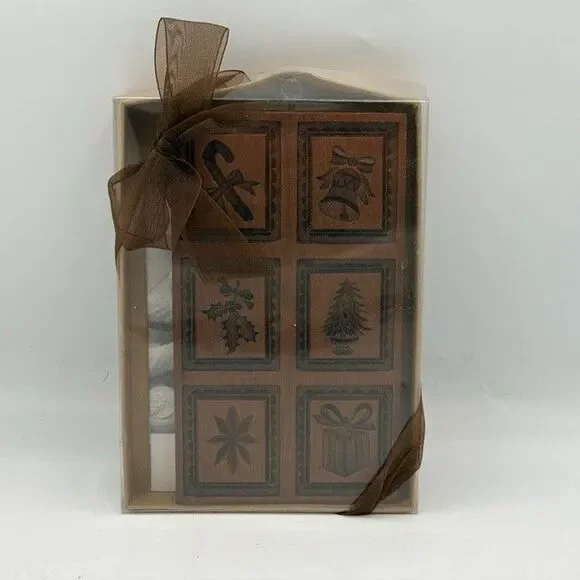 Springerle Speculaas Gingerbread Cookie Stamp Press Mold - HOLIDAY DELIGHTS