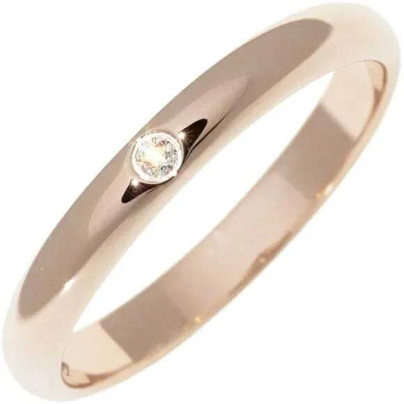 Cartier K18PG 1895 Wedding Ring Ring B40882 Size 8