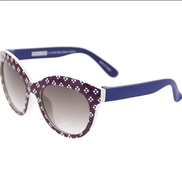 Janie and Jack Mosaic Geo Print Cat Eyes Sunglasses Size 0-2Y