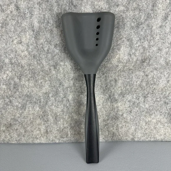 PAMPERED CHEF Mix N Chop Silicone Spatula Strainer Ground Beef Turkey Sausage