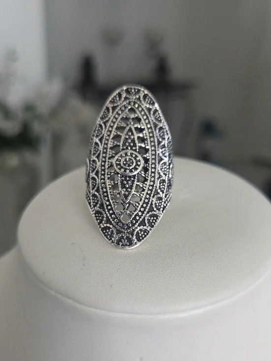 Paparazzi Tribal And Tribulation Silver Ring NWT