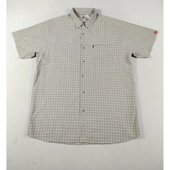 The North Face Shirt Mens Large Multicolor‎ Check Short Sleeve Outdoor Casual