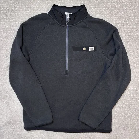 The North Face Gordon Lyons 1/4 Zip Pullover Fleece Jacket Men’s M Grey Gorpcore