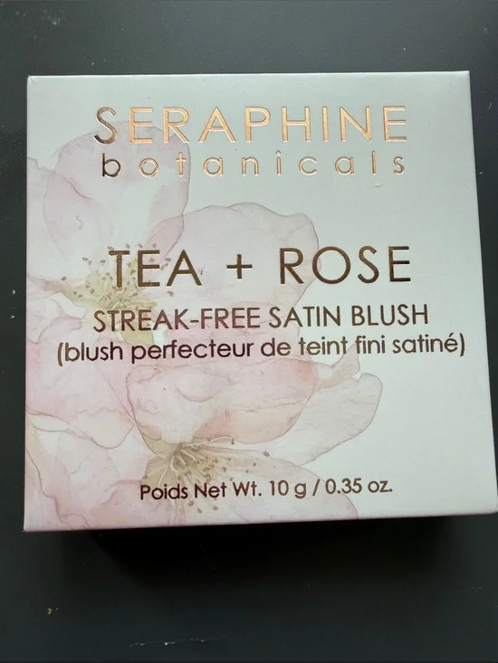 Seraphine Botanicals Tea + Rose Satin Blush - Fresh Apricot