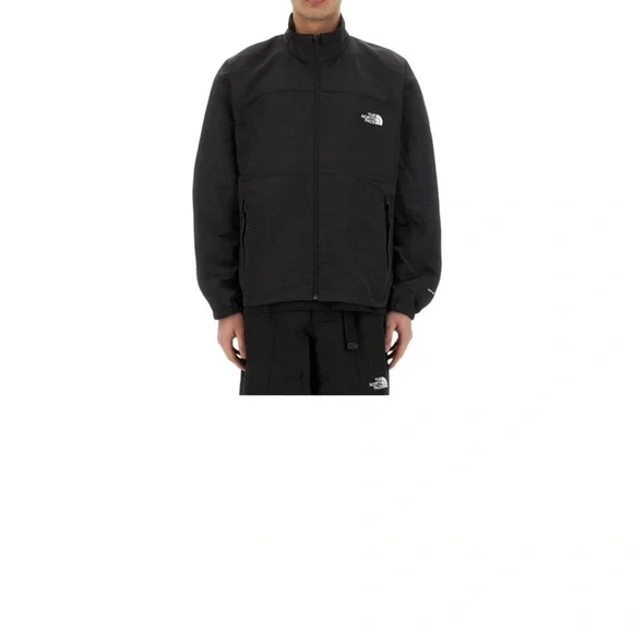 The north face windstopper soft shell jacket men’s black size XL zipper front