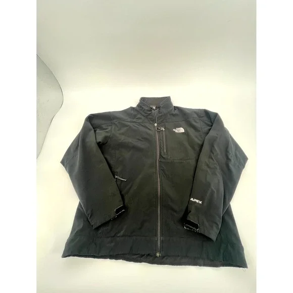 The North Face Apex Bionic 3 Jacket Mens Large‎ Black Full Zip Water Repellent