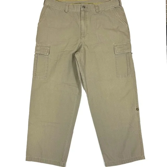 The North Face A5 Series Mens 38x29 Khaki Tan Cotton Cargo Pants Utility Hiking