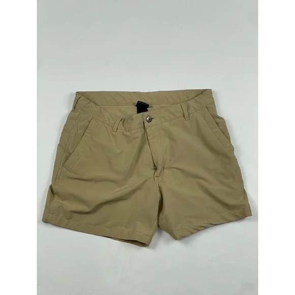 The North Face Mens Horizon Hiking Shorts Tan Khaki Size 36 Nylon Outdoor 6in