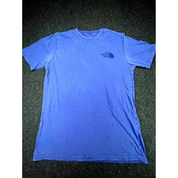 The North Face Standard Fit T Shirt Mens M Blue Graphic Fine Alpine Equipment