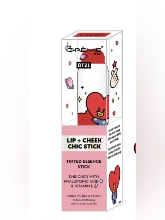 The Crème Shop K-POP RED Lip + Cheek Chic Stick - Pink