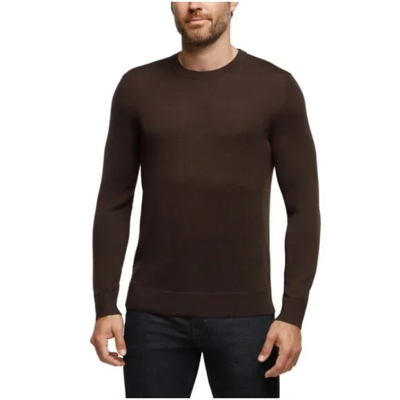 NWT Banana Republic Men’s Merino Wool Brown Sweater Size XL