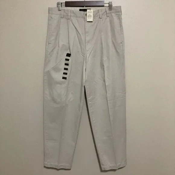 NEW Banana Republic Pants Men's 34x30 The Traveler Chino Jeans Slim Fit White