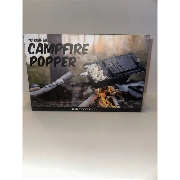 Campfire Popcorn Popper Protocol Camping Popcorn Maker 3 Quarts 5 Minutes‎ Long
