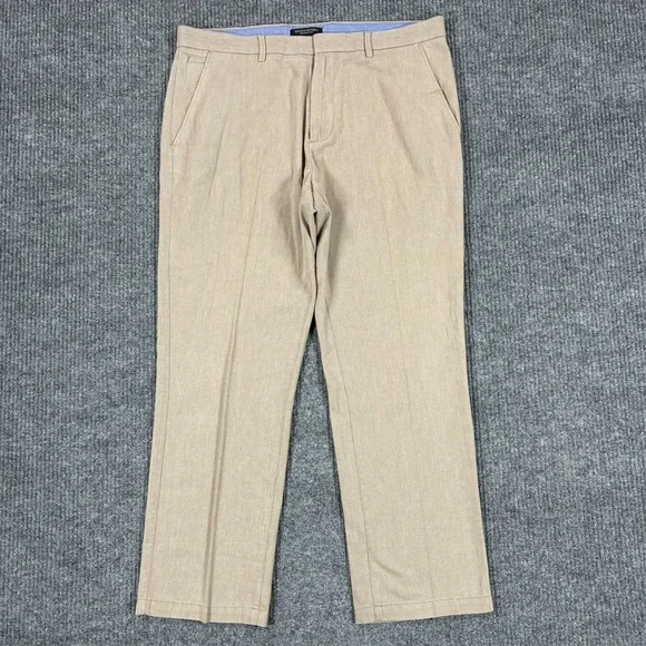 Banana Republic Kentfield Pants Mens Size 36x30 Beige Cotton Stretch Chino