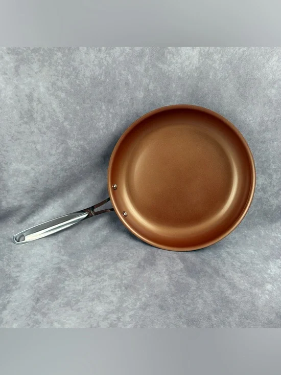NuWave 10.5” Frying Pan Skillet Saute Copper Color Induction Compatible